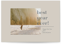 Lined Christmas Photo Cards