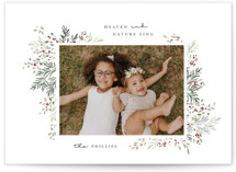 Heavenly Nature Christmas Photo Cards