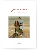 Simply Peace Christmas Photo Cards