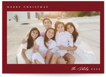 Simply stated Christmas Photo Cards
