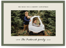 Finely Framed Christmas Photo Cards