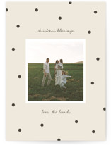 Polka Dots Christmas Photo Cards