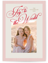 Classic Double Frame Christmas Photo Cards