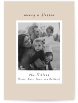 Blessed Frame Christmas Photo Cards