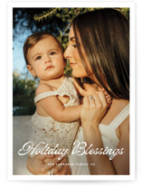 Scripted Greeting Christmas Photo Cards