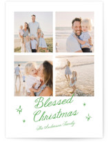 Bright handwriting Christmas Photo Cards