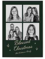 Bright handwriting Christmas Photo Cards