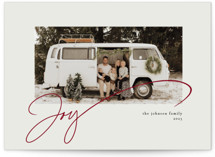 Wishing You Joy Christmas Photo Cards