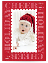 Cheer Christmas Photo Cards