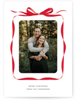 Bow Christmas Photo Cards