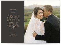 Most Wonderful Time Christmas Photo Cards