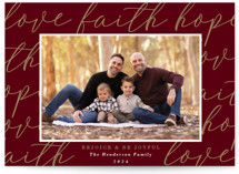 Scripted Christmas Photo Cards