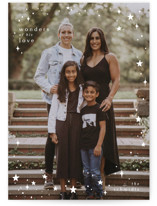 Star Wonders Christmas Photo Cards