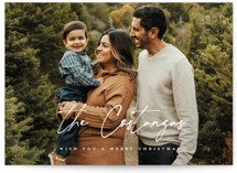 Family Signature Christmas Photo Cards