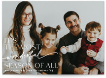 Wonderful Season Christmas Photo Cards