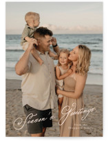 Keepsake Script Christmas Photo Cards