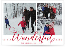 A Wonderful Life Christmas Photo Cards