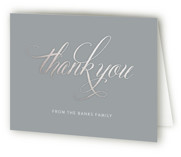 Baptism Shimmer Baptism and Christening Thank You Cards