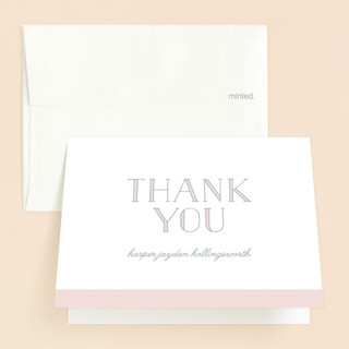 Sweet Simplicity Baptism and Christening Thank You Cards
