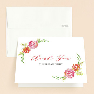 Blessing From Above Baptism and Christening Thank You Cards