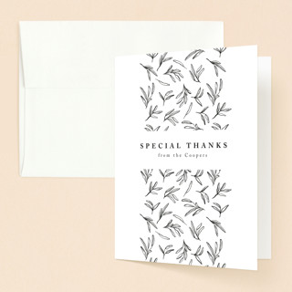 Purity Baptism and Christening Thank You Cards