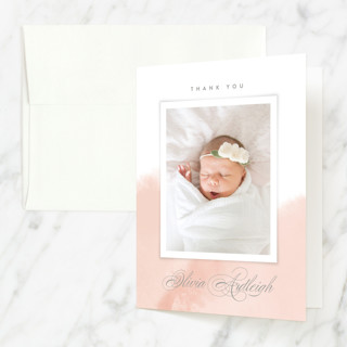 Whisper Baptism and Christening Thank You Cards