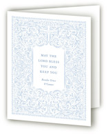 Adorned Cross Baptism and Christening Thank You Cards