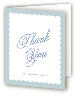 Sweet Scallops Baptism and Christening Thank You Cards