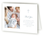 Pure Baptism and Christening Thank You Cards