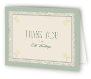 Country Nostalgia Baptism and Christening Thank You Cards