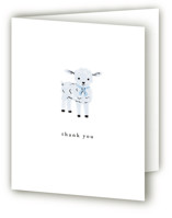 Little Lamb Baptism and Christening Thank You Cards
