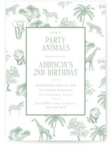 Petite Children's Birthday Party Invitations