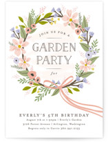 Petite Children's Birthday Party Invitations