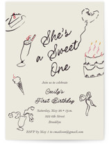 Petite Children's Birthday Party Invitations