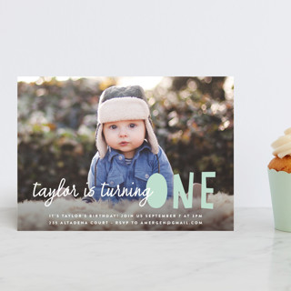 Bright Future Petite Children's Birthday Party Invitations