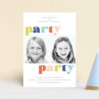 Party Party Petite Children's Birthday Party Invitations