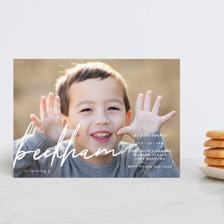 usual Petite Children's Birthday Party Invitations