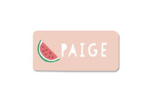 Watermelon Custom Name Labels
