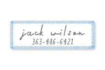Coastal Custom Name Labels