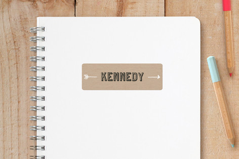 Rustic Banner Custom Name Labels