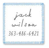 Coastal Custom Name Labels