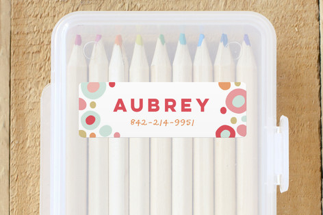 Audrey Custom Name Labels