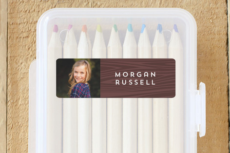 Woodland Custom Name Labels