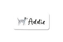 Dalmation Pup Custom Name Labels