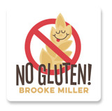 No Gluten Custom Name Labels