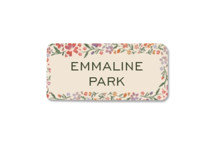Wildflowers Custom Name Labels