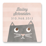 the cat's meow Custom Name Labels