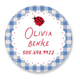 Love Bug Custom Name Labels