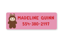 Fabu-lous Valentine Custom Name Labels