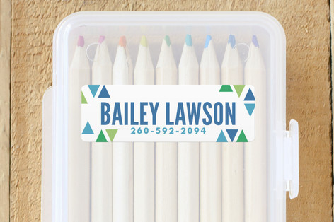 Terrific Triangle Custom Name Labels